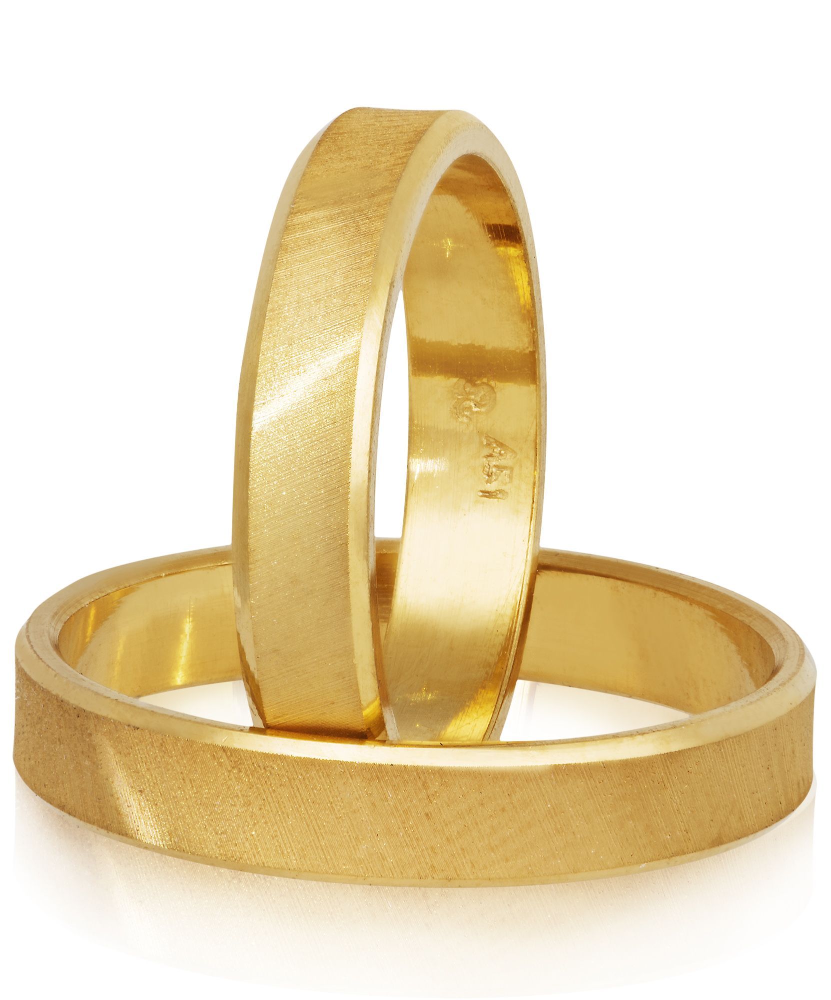 Golden wedding rings 3.5mm (code S79)